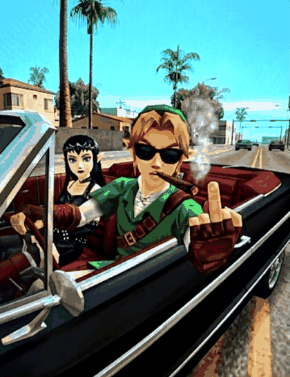 Cruising the strip